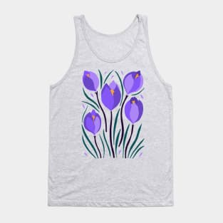 Crocus Flower Tank Top